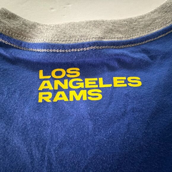LA Rams G-III Size 3XL Embroidered Long Sleeve T Shirt NFL Los Angeles NWT 3X - Picture 2 of 10